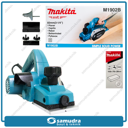 MAKITA M1902B / MT192 Mesin Serut Listrik 82 mm / Planner 580 Watt