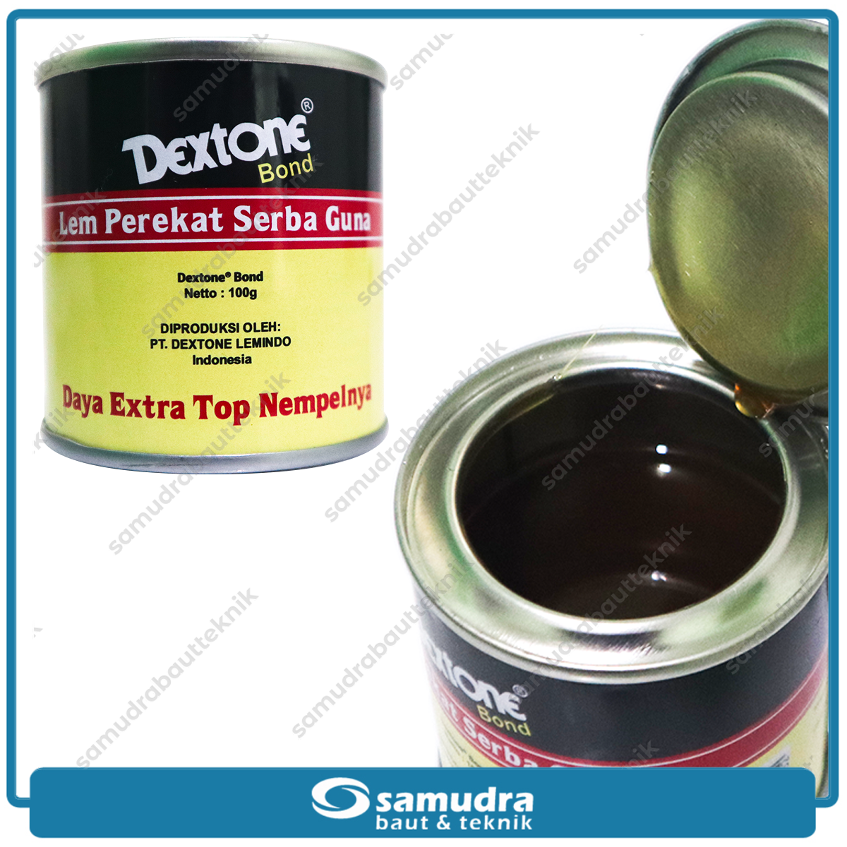 DEXTONE Bond 101 Lem Kuning Serbaguna Kaleng 100 gram