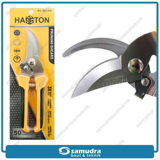 HASSTON 1353-005 Gunting Dahan Kuning Hitam