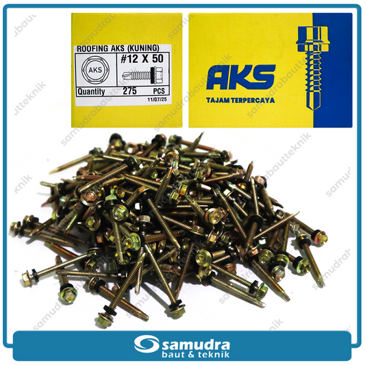 AKS Sekrup Roofing Kuning 12 x 50