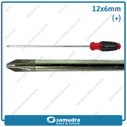 LIPPRO 126-1264 Obeng Gagang Karet 12" Plus PH2