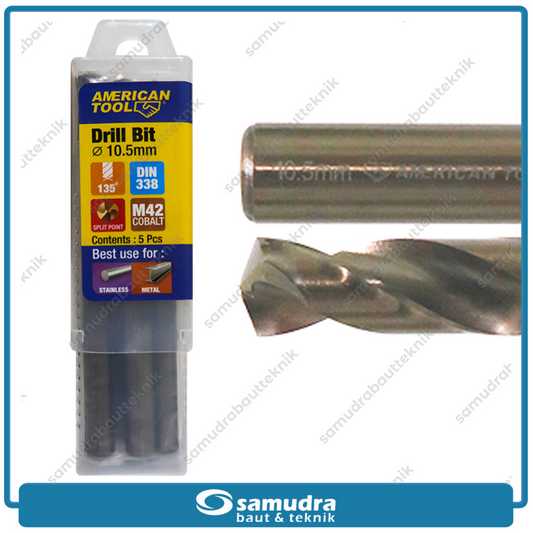 AMERICANTOOL 8959644 Mata Bor Cobalt M42 10.5 mm