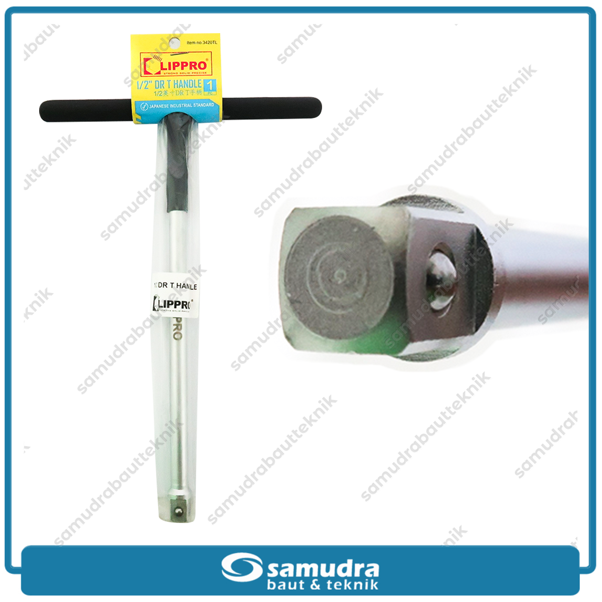 LIPPRO 3420TL Gagang Sok Model T Handle 1/2"x12"