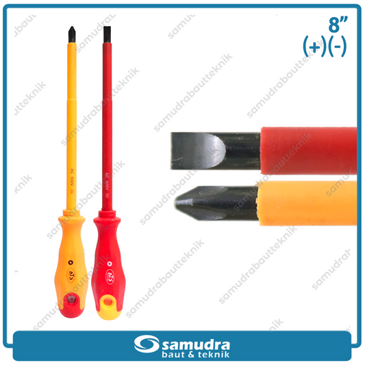 [PAKET] 2 Set ATS 8 Inch Obeng Listrik Plus Minus Electric Screwdriver