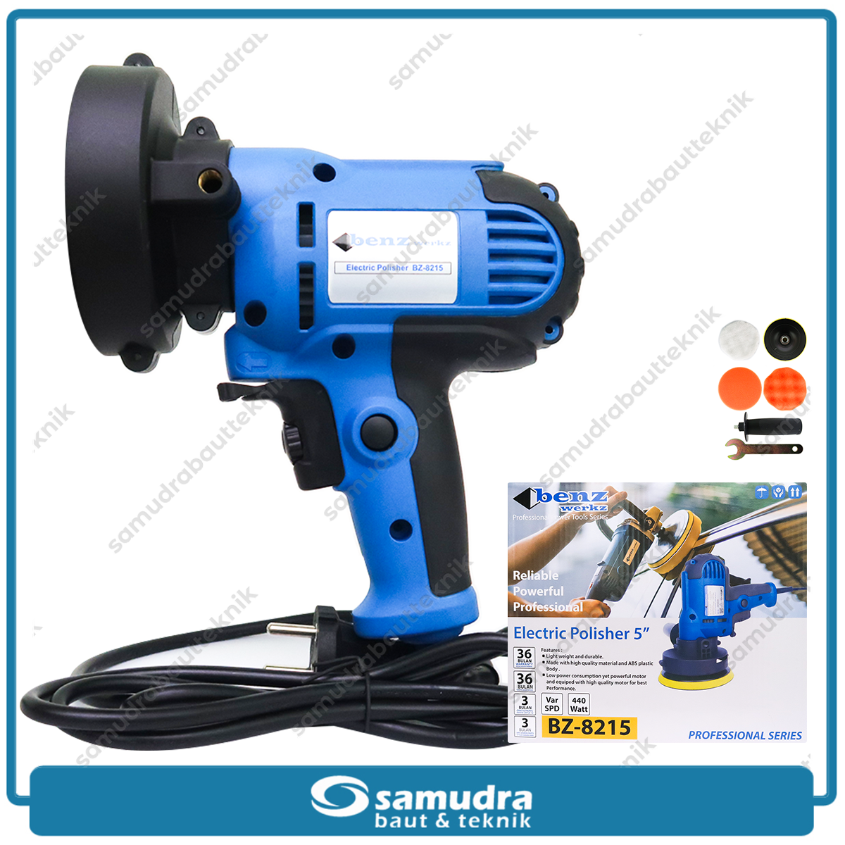 BENZ BZ-8215 Mesin Poles Listrik 5" / Polisher