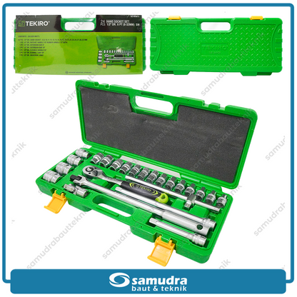 TEKIRO SC-SE0613 Kunci Sok Set 24 pcs 6PT 8-32 mm Box Plastik