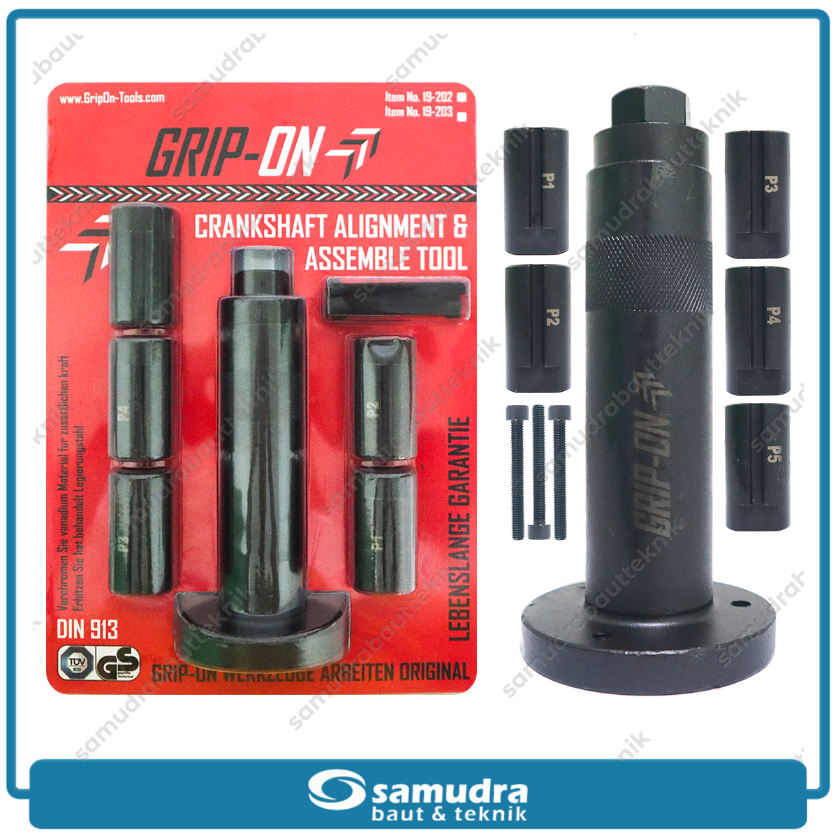 GRIPON 19-203 Treker Kruk As Botol 5 Mata / Crankshaft Alignment & Assemble Tool