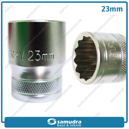 LIPPRO 3126M-23 Mata Sok 1/2" 12PT 23 mm