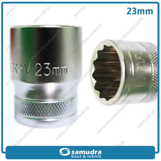 LIPPRO 3126M-23 Mata Sok 1/2" 12PT 23 mm
