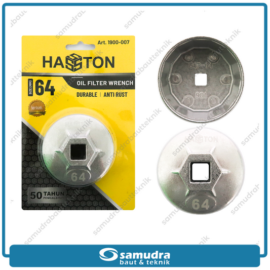 HASSTON 1900-007 Kunci Oli Filter Mangkok 64 mm