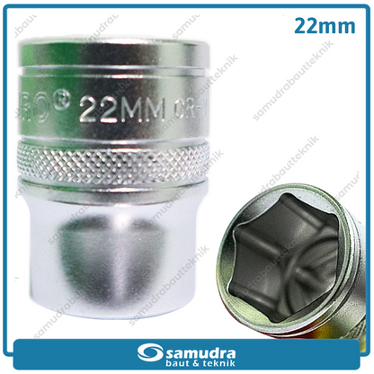 TEKIRO SC-SC0388 Mata Sok 1/2" 6PT 22 mm