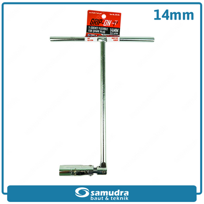 GRIPON 88-014 Kunci Sok T Busi Fleksibel Chrome 14 mm