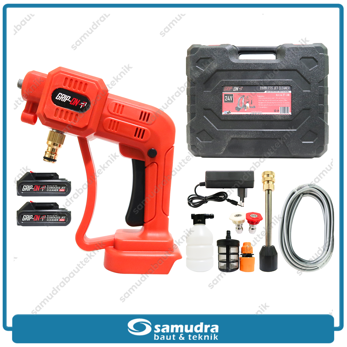 GRIPON 87-600 Mesin Jet Cleaner Baterai 24V