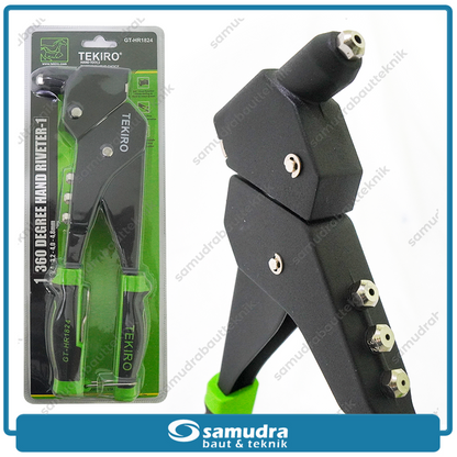 TEKIRO GT-HR1824 Tang Rivet Swivel 360 Derajat 2.4-4.8 mm