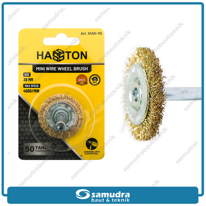 HASSTON 3450-115 Sikat Baja Gerinda Flat 38 mm