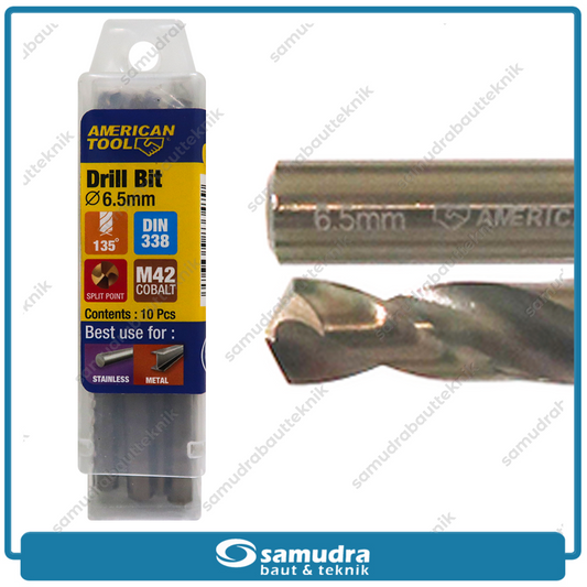 AMERICANTOOL 8959604 Mata Bor Cobalt M42 6.5 mm