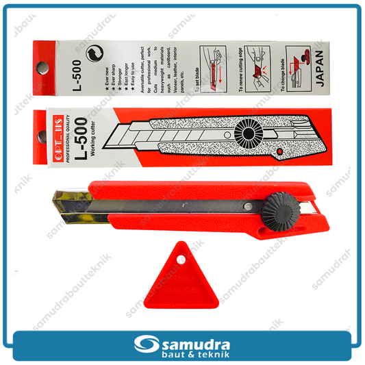 OPT L-500 Pisau Cutter Besar 18 mm