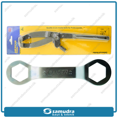 [PAKET] 2 Set AMERICAN TOOL Treker CVT Motor Matic + MURAH Kunci Kopling Blok Mesin 39-41 mm