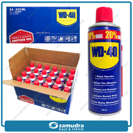 WD-40 333 Ml Pelumas Anti Karat Wd 40 333ml Wd40 Penetran 1 Dus 24 Pcs