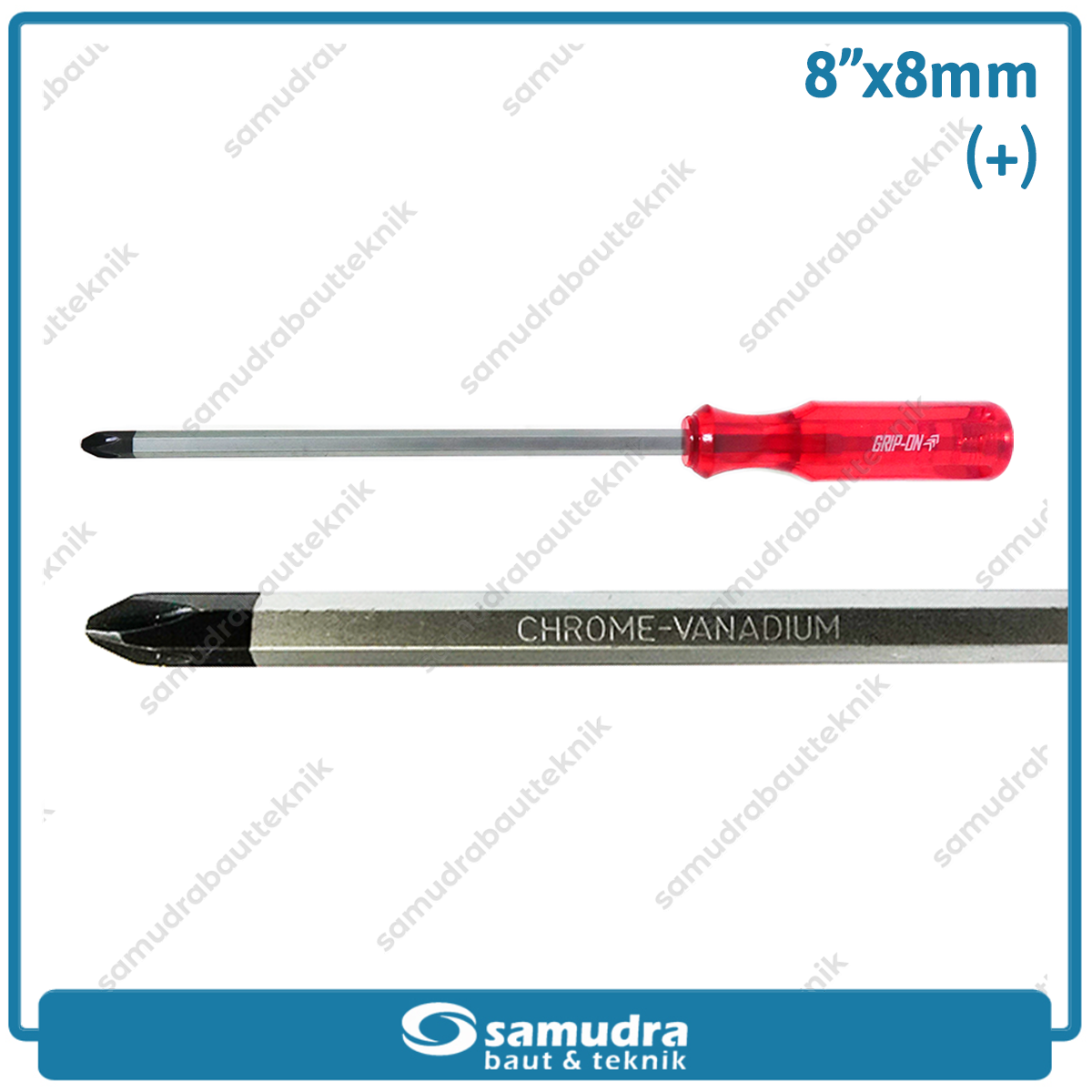 GRIPON 84-882 Obeng Tembus 8" Plus x 8 mm