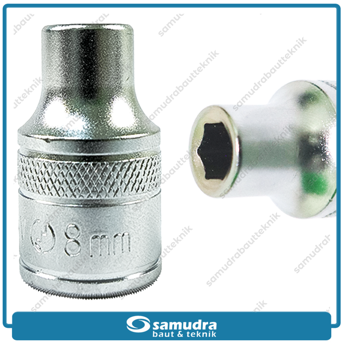 LIPPRO 3101M-8 Mata Sok 1/2" 6PT 8 mm