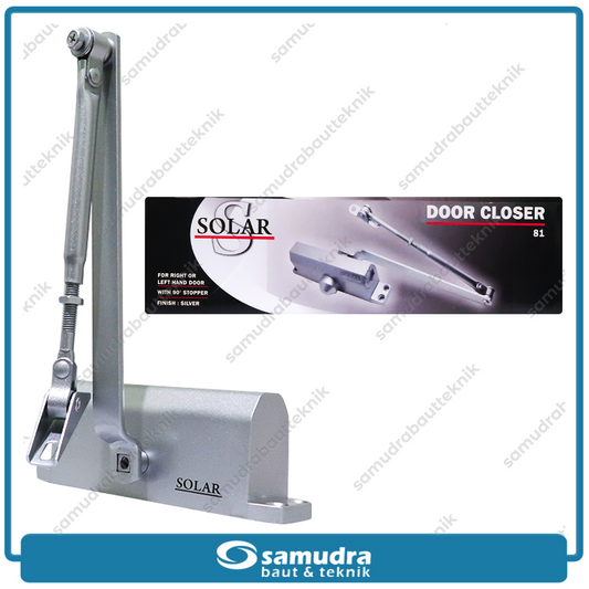 HSS 61 Door Closer Silver / Penutup Pintu Otomatis 90 Derajat