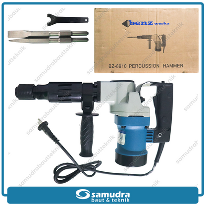 BENZ BZ-8910 Mesin Bor Jack Hammer Hexagon 11 J / Demolition Hammer