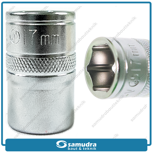 LIPPRO 3101M-17 Mata Sok 1/2" 6PT 17 mm