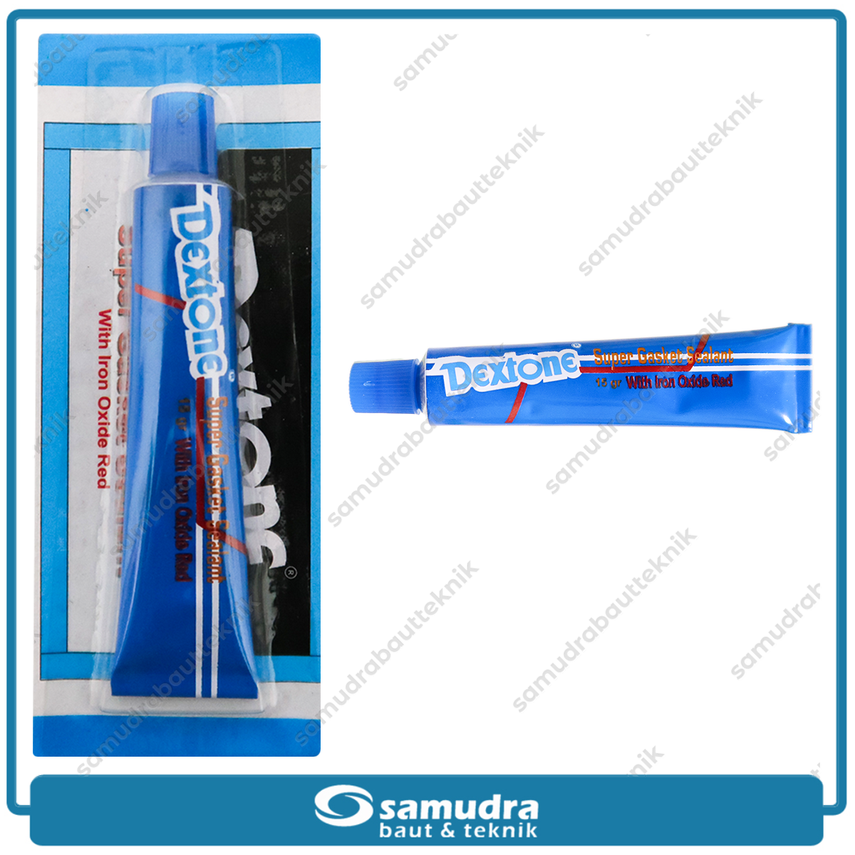 DEXTONE Lem Super Gasket Sealant Biru 15 gram