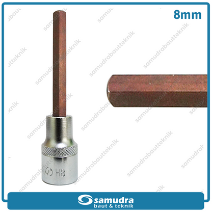 LIPPRO 3410TXL-8 Mata Sok Panjang Hex 1/2" 8 mm