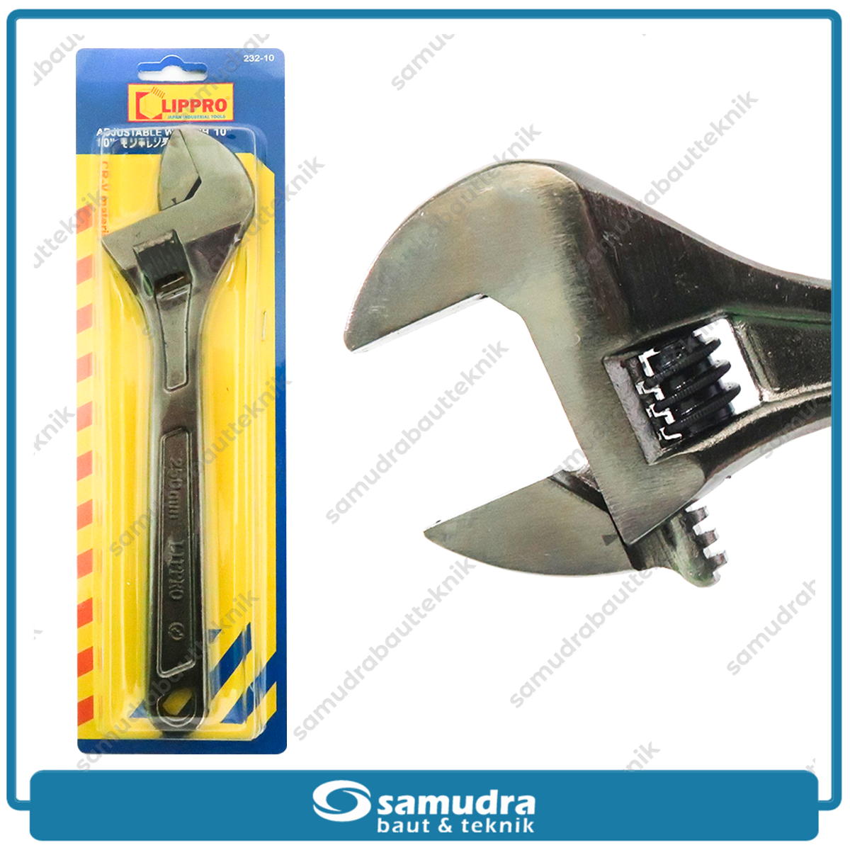 LIPPRO 232-10 Kunci Bago 10" / Kunci Inggris