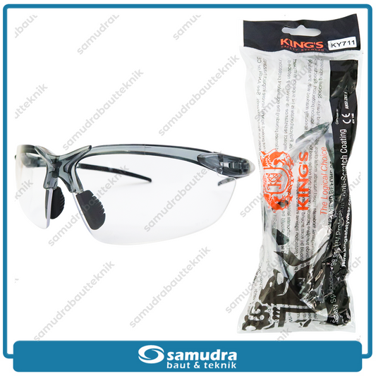 KINGS KY711 Kacamata Safety Bening