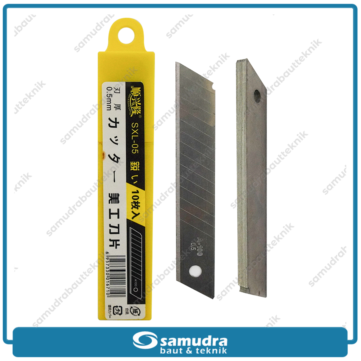 OPT SXL-05 Isi Ulang Mata Pisau Cutter 18 mm Set 10 Pcs / Refill Blades