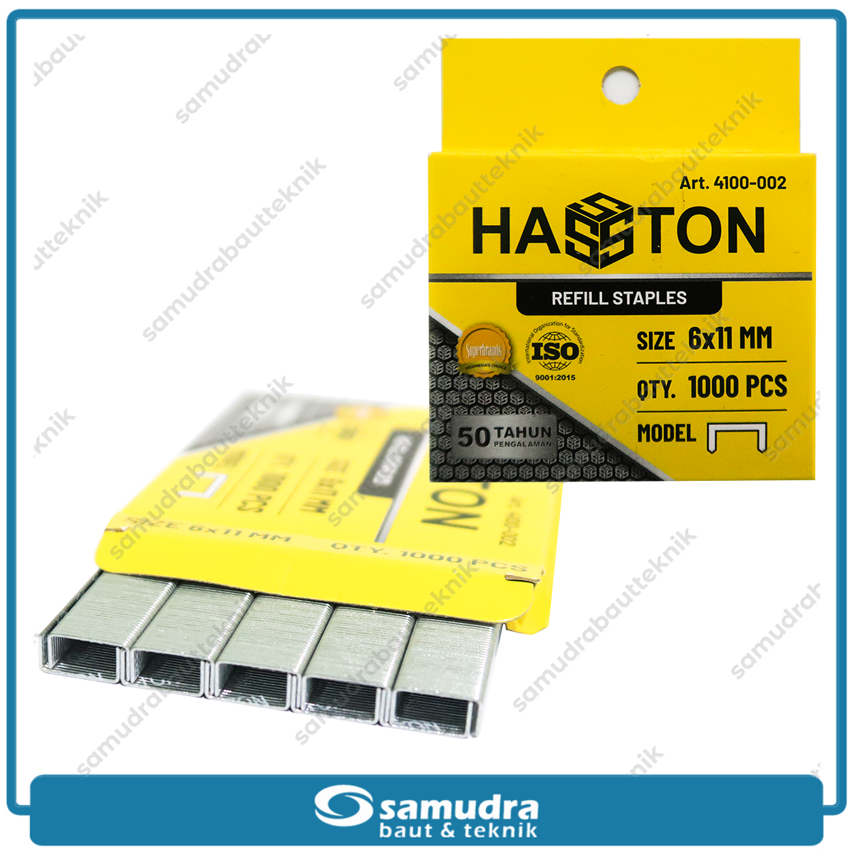 HASSTON 4100-002 Refill Staple Gun 6 x 11 mm
