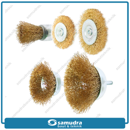 HASSTON 3450-102 Sikat Baja Gerinda Set 5 pcs