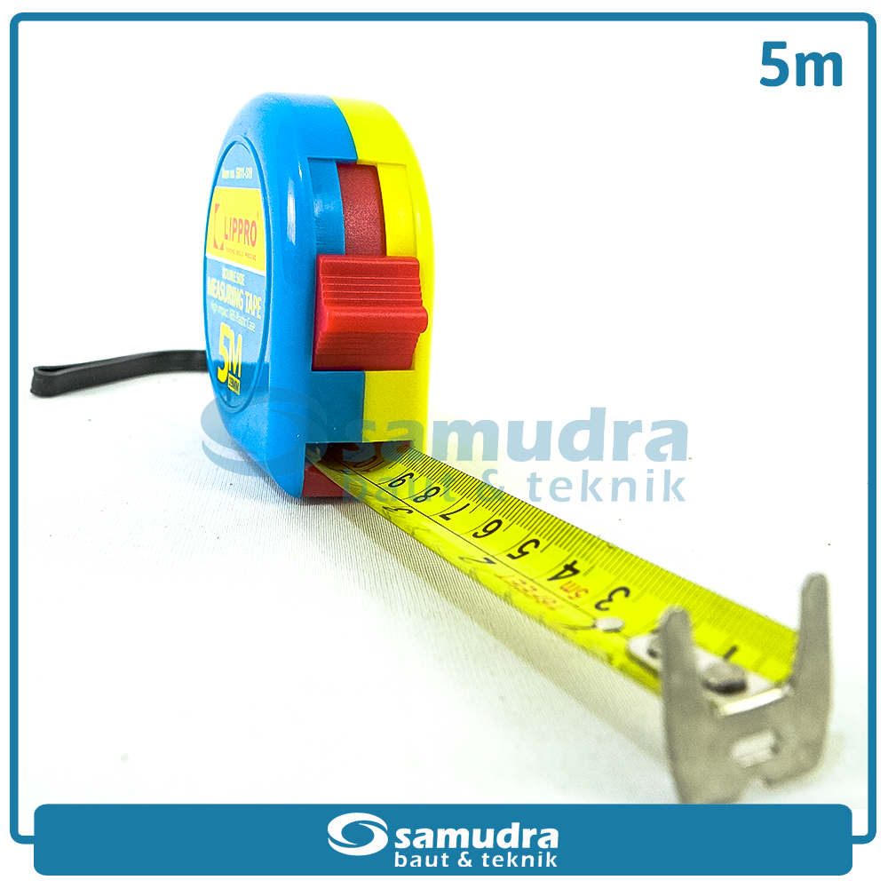 LIPPRO S811-519 Meteran 5 meter Body Plastik