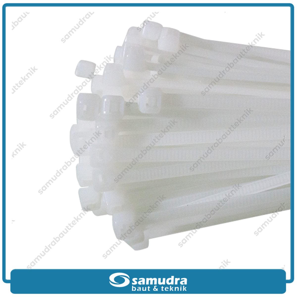 Paket 10 set JP Kabel Ties 3.6 x 250 mm Putih