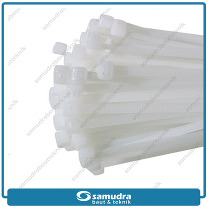 Paket 10 set JP Kabel Ties 3.6 x 250 mm Putih
