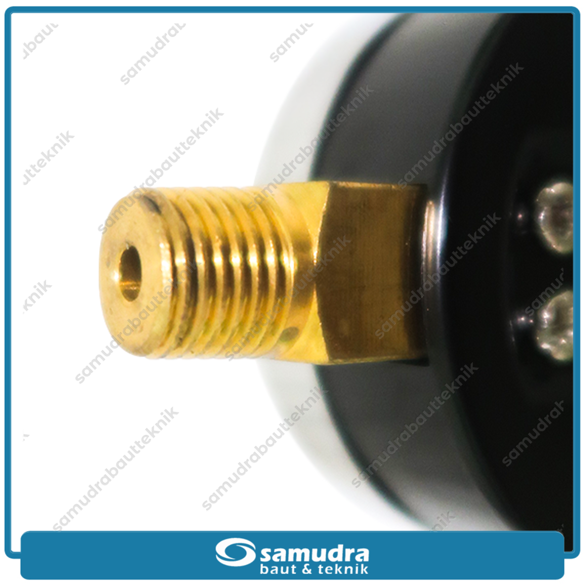 TEKIRO AU-PG1395 Alat Ukur Tekanan Angin 2.5" Lonceng 2.5 bar