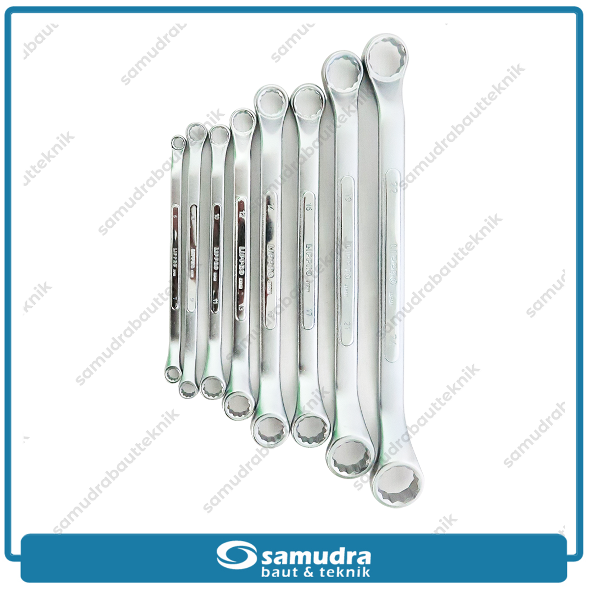 LIPPRO 571R-08P Kunci Ring Set 8 pcs (6-24 mm)