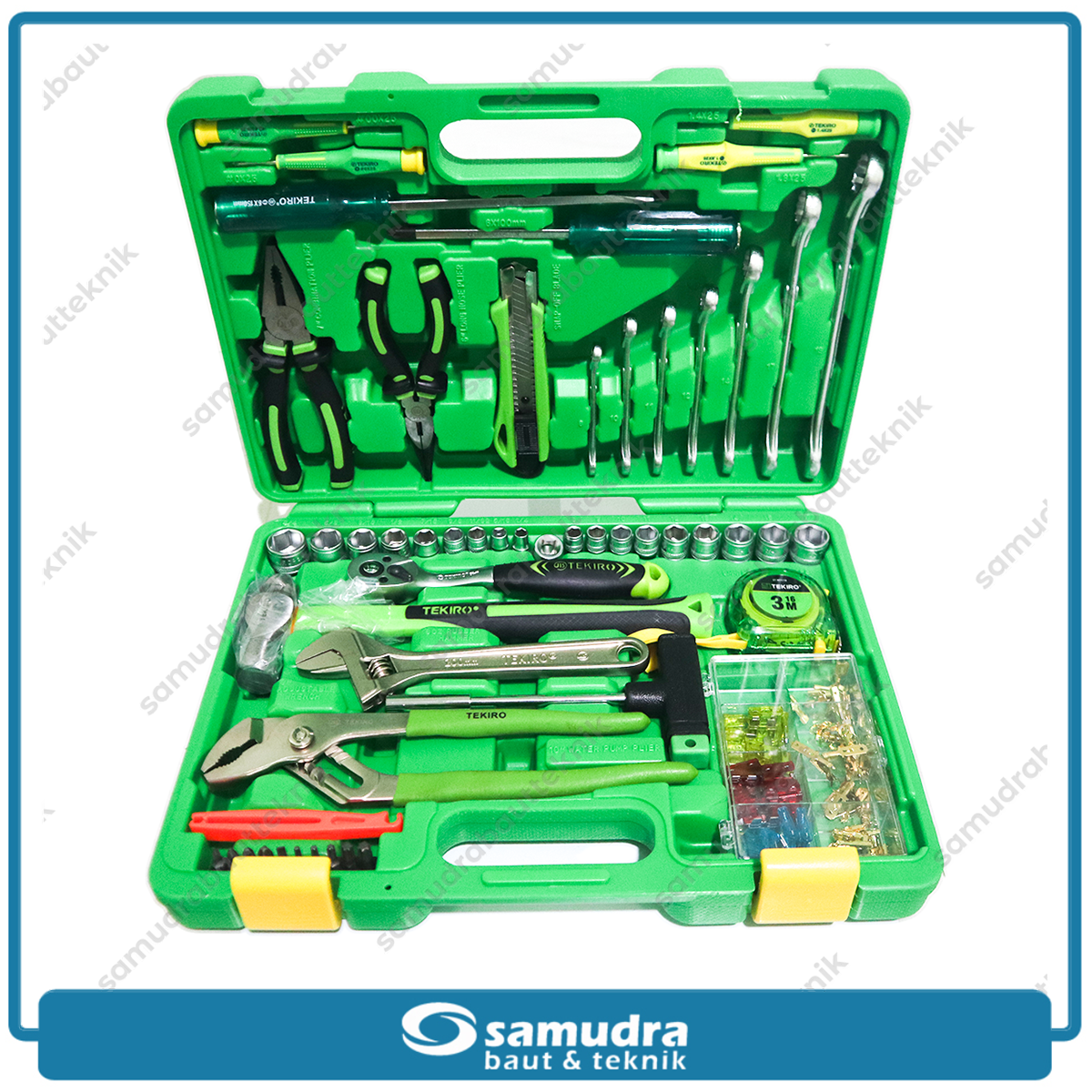 TEKIRO SC-MT0626 Tool Kit Mekanik Set 60 pcs Box Plastik / Mechanic Tools