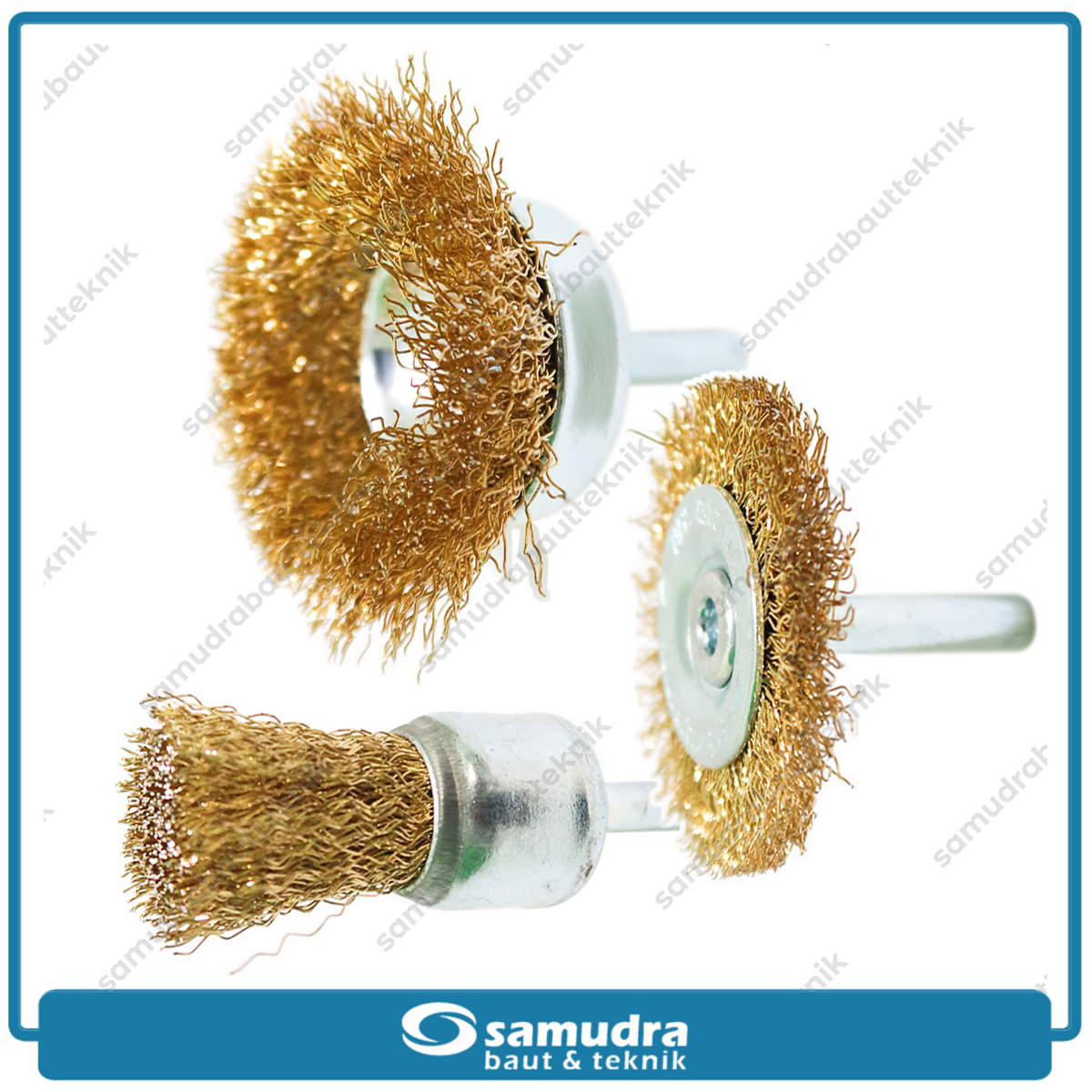 HASSTON 3450-101 Sikat Baja Gerinda Set 3 pcs