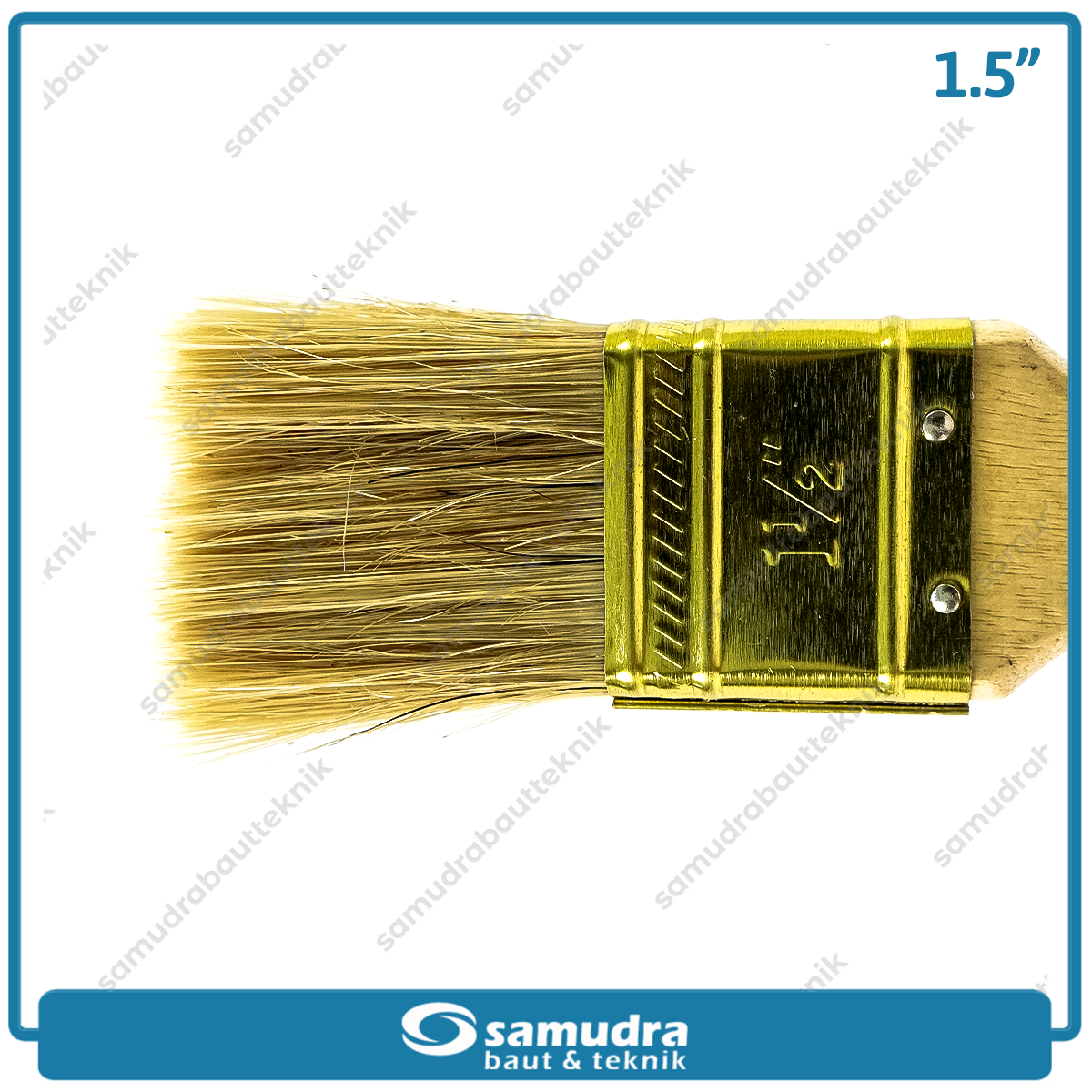PINEHILL PH-999 1 pak isi 12 pcs Kuas Cat Putih 1-1/2"