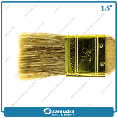 PINEHILL PH-999 1 pak isi 12 pcs Kuas Cat Putih 1-1/2"