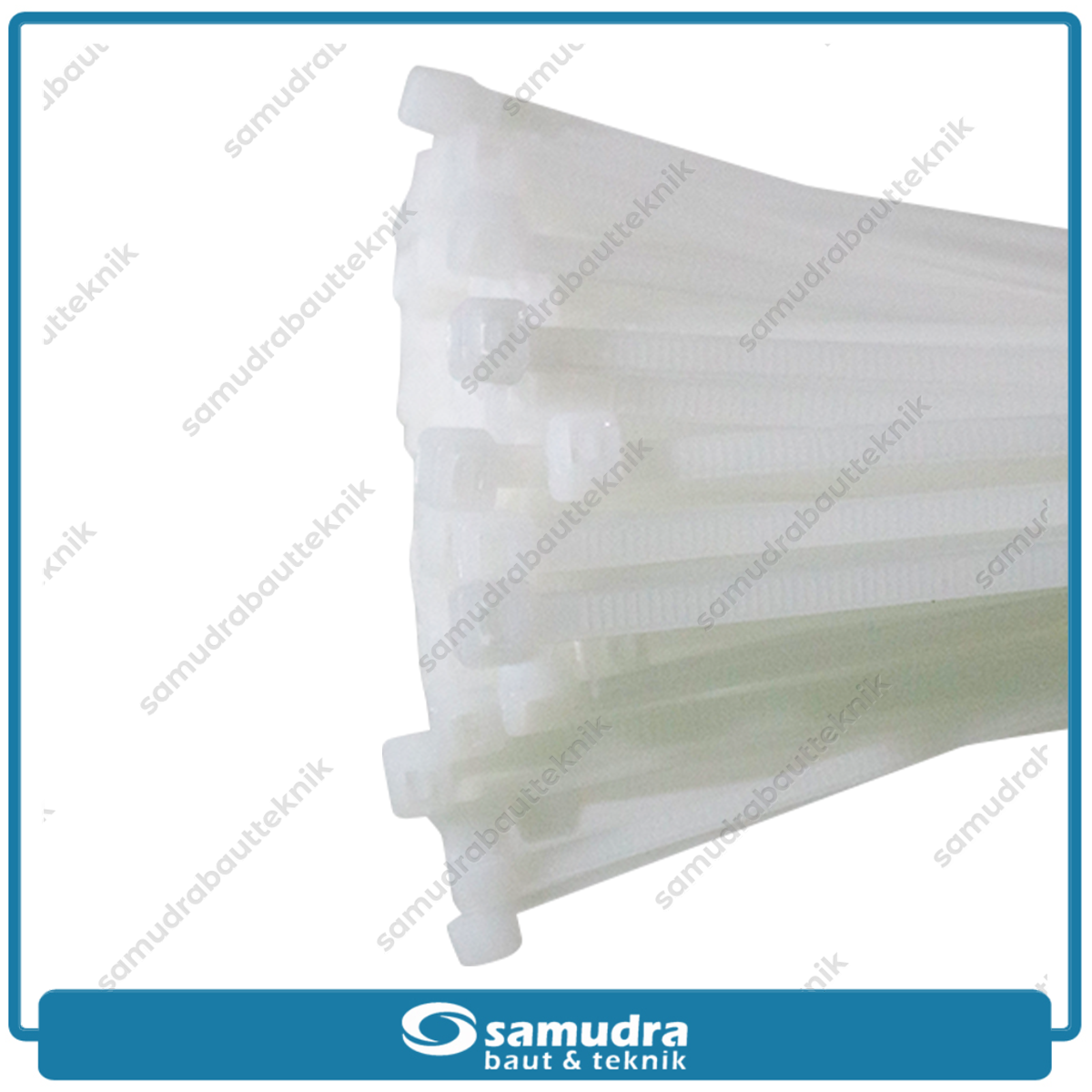 Paket 10 set JP Kabel Ties 3.6 x 200 mm Putih