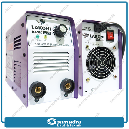LAKONI BASIC-123iX Mesin Las Listrik IGBT 120A 450 Watt