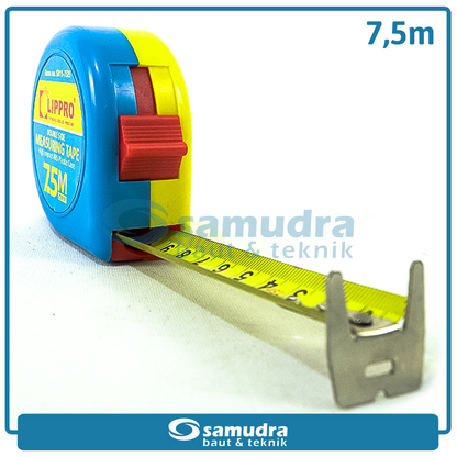 LIPPRO S811-7525 Meteran 7.5 meter Body Plastik