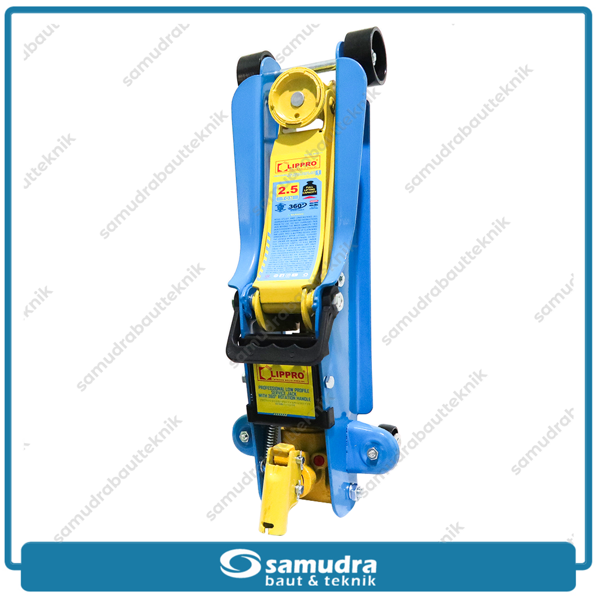 LIPPRO 8624-2.5T Dongkrak Buaya 2.5 Ton Ceper Rotary 360