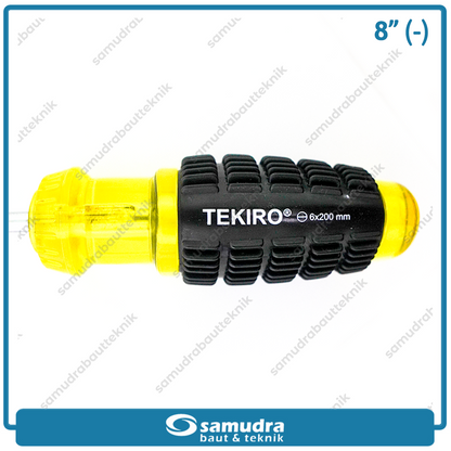 TEKIRO SD-CG0863 Obeng Gagang Karet 8" Minus SL6
