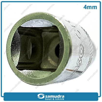 LIPPRO 3410TX-4 Mata Sok Pendek Hex 1/2" 4 mm